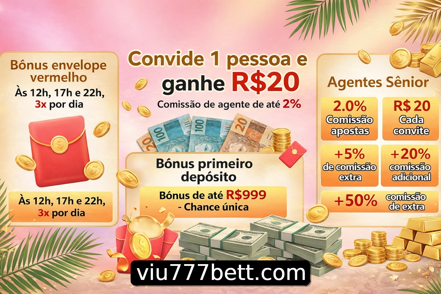 Banner do Bônus do Casino viu777